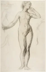 Nu feminino de pé, c. 1897